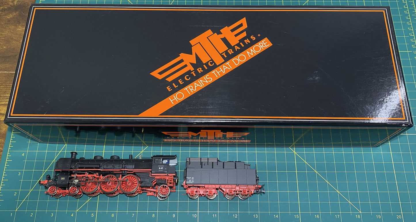 Deutsche Bundesbahn HO Scale MTH HO Class 18.4 Steam Locomotive w/Proto-Sound 3.0