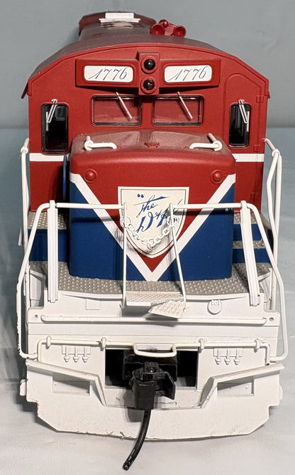 Atlas 2003901 O Gauge, 2 Rail Delaware & Hudson GE U23B ‘Spirit of Freedom’ #1776
