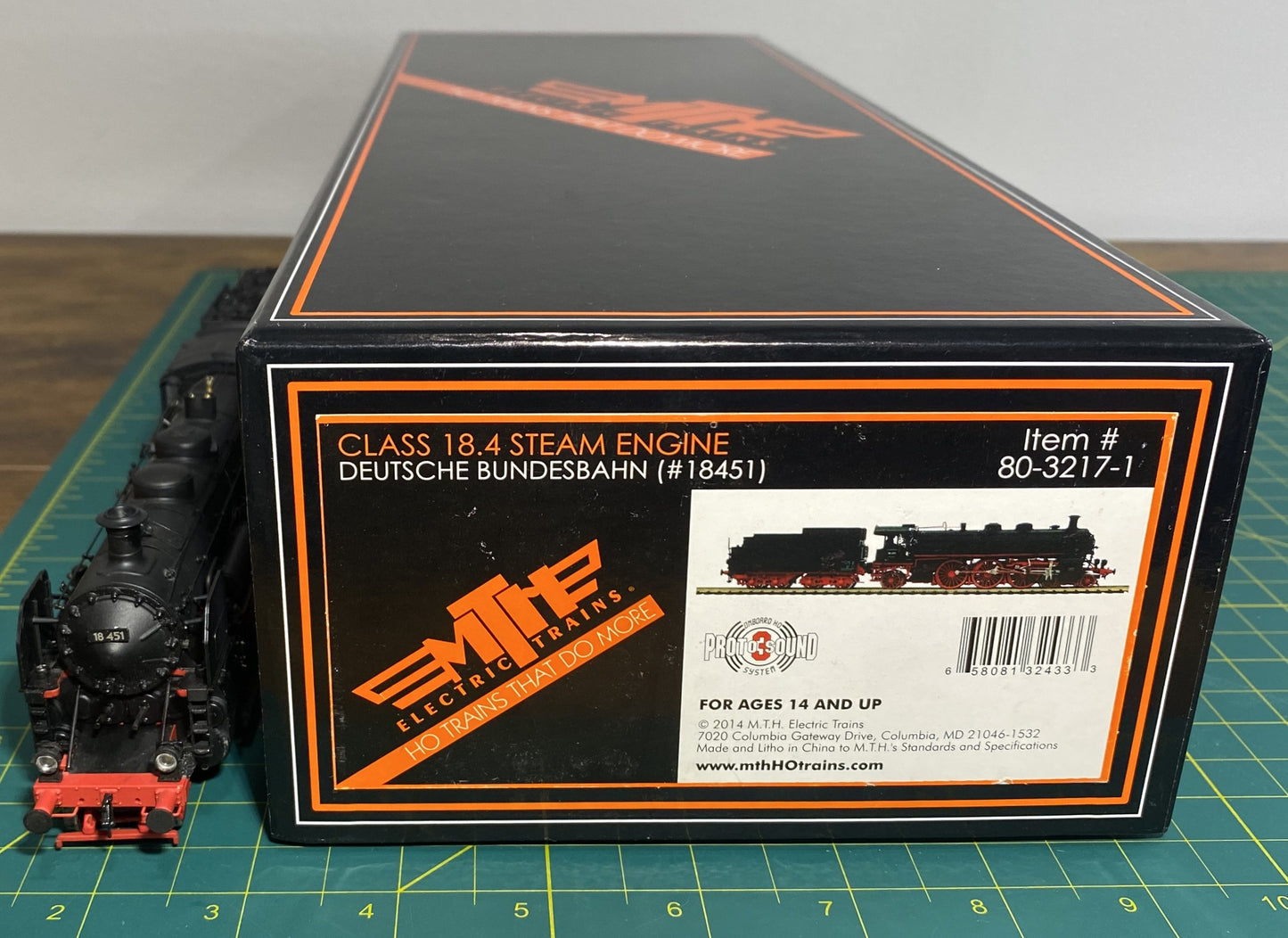 Deutsche Bundesbahn HO Scale MTH HO Class 18.4 Steam Locomotive w/Proto-Sound 3.0