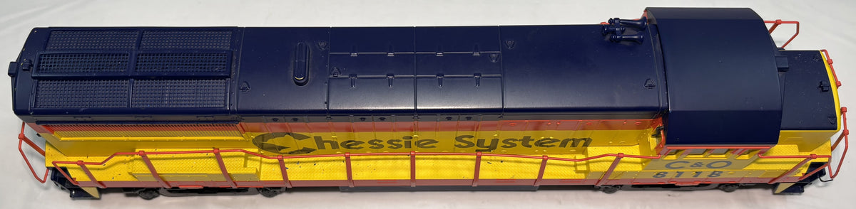 Weaver 1328 O Gauge, 2 Rail Chesapeake & Ohio U25B Chessie System #8118