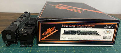 Duluth, Missabe & Iron Range HO MTH 80-3261-1 HO 2-8-8-4 M4 Steam Engine w/Proto-Sound 3.0
