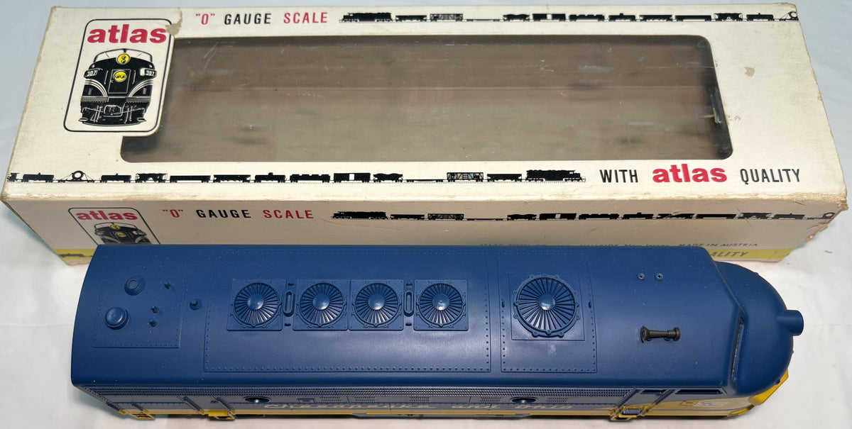 Atlas 6103 O Gauge, 2 Rail Chesapeake and Ohio F-9 Diesel Locomotive #8600