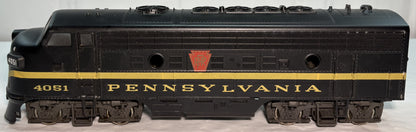 Atlas 3011012 O Gauge, 2 Rail Pennsylvania EMD F7A Diesel Locomotive #4051