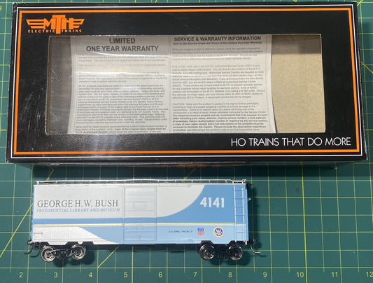 George H. Bush HO Scale MTH 85-74168 HO 40’ PS-1 Box Car
