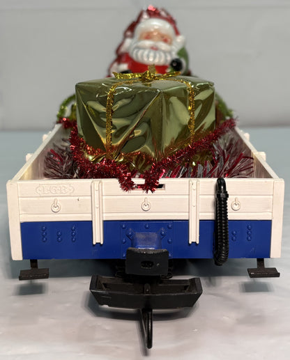 LGB 4038 G Scale Circus Gondola Redone in Christmas Theme