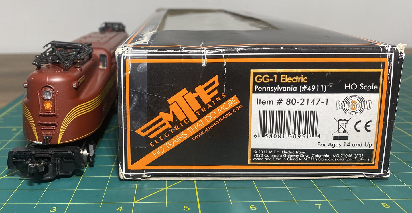 Pennsylvania HO Scale MTH 80-2147-1 HO GG-1 Electric with Proto-Sound 3.0