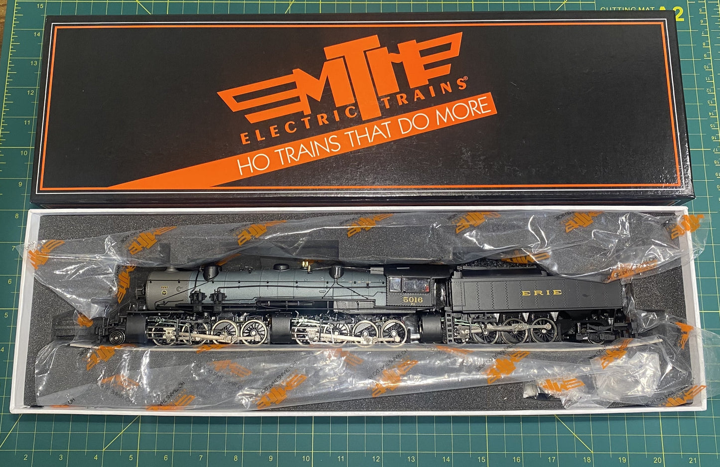 Erie MTH 80-3195-1 HO Scale 2-8-8-8-2 Triplex Steam Engine w/Proto-Sound 3.0
