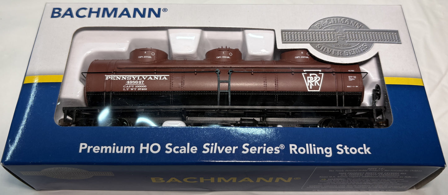 Bachmann 17108 Pennsylvania 40' Three Dome Tank Car #498647