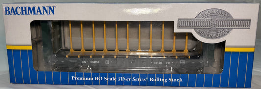 Bachmann 12902 52ft Center-Beam Bulkhead Flatcar Canadian National #604751