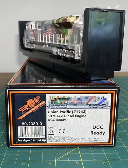 Union Pacific HO Scale MTH 80-2380-0 SD70ACe Diesel Engine (DCC Ready)