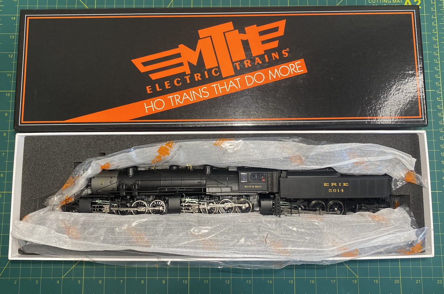 Erie MTH #80-3199-1 HO Scale 2-8-8-8-2 Triplex Steam Engine w/Proto-Sound 3.0