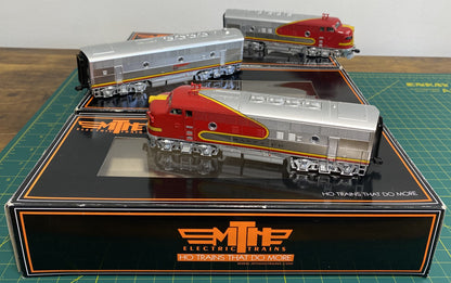 Santa Fe  MTH 80-2185-1 HO Scale F-3 A/B/A Set With Proto-Sound 3.0