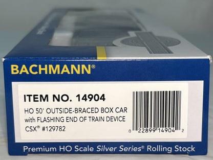 Bachmann 14904 50ft Box Car w/ Flashing End of Train Device CSX
