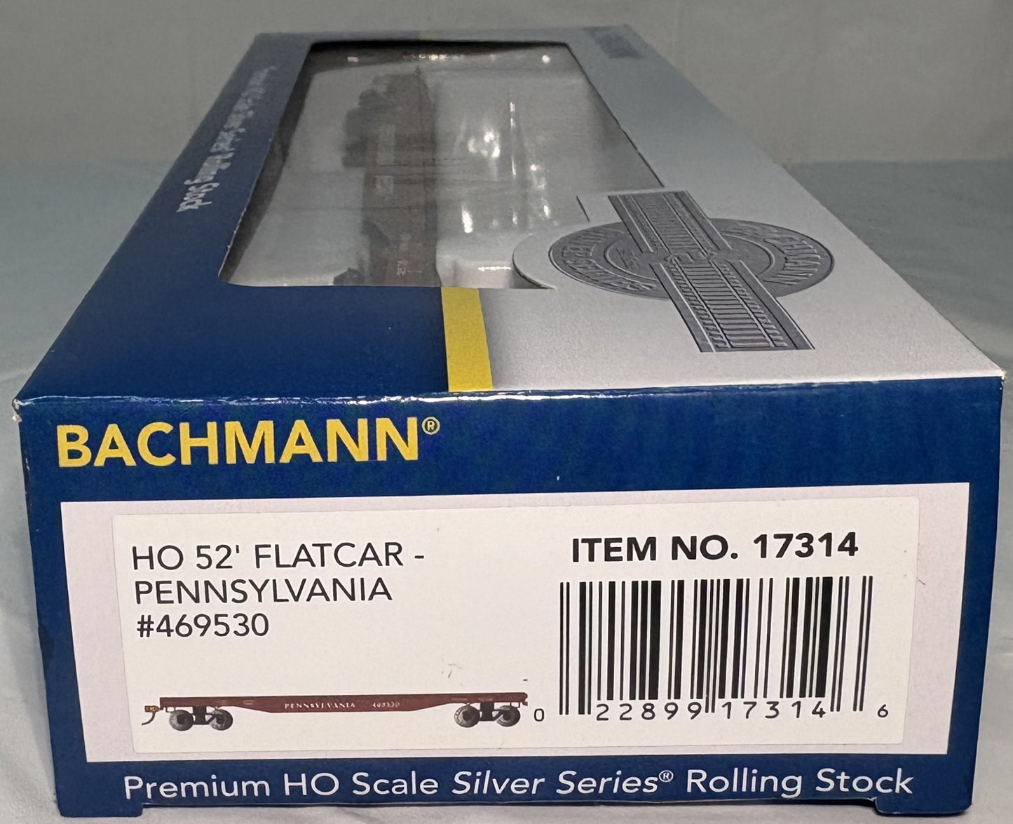 Bachmann 17314 52' Flat Car Pennsylvania