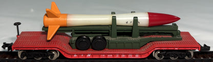 Bachmann 71391 N Scale L&N 52' Center-Depressed Flat Car with Missile