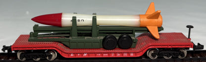 Bachmann 71391 N Scale L&N 52' Center-Depressed Flat Car with Missile