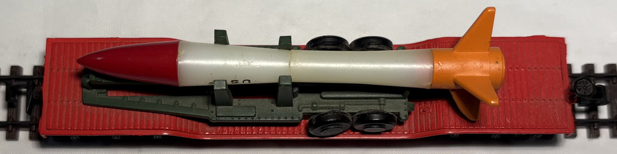 Bachmann 71391 N Scale L&N 52' Center-Depressed Flat Car with Missile