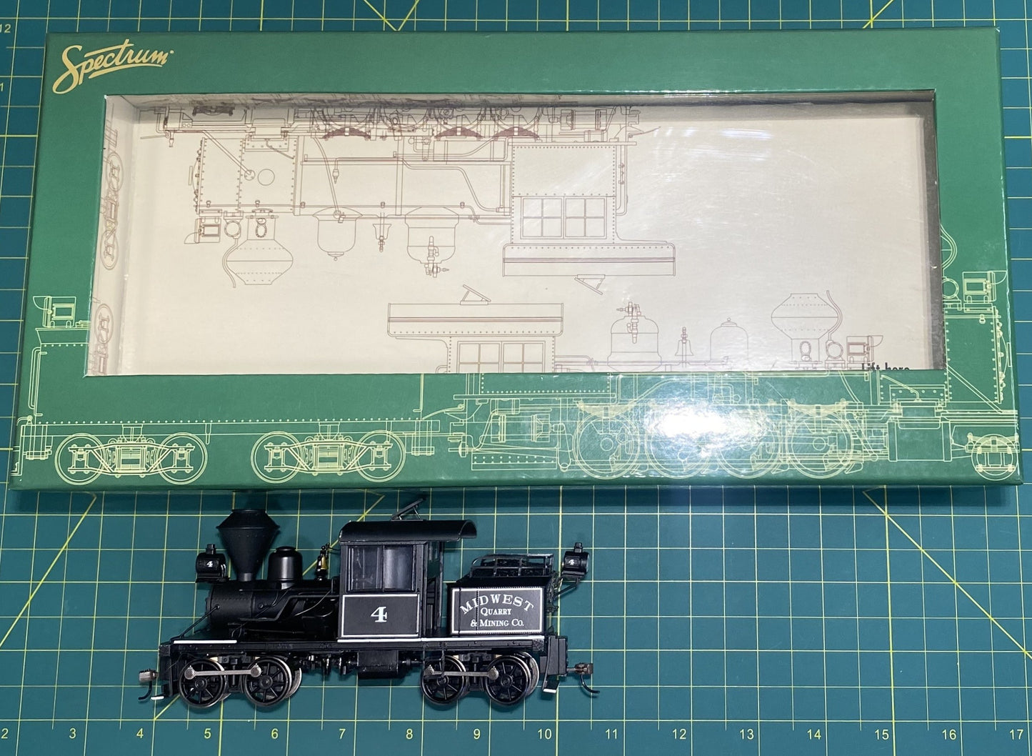 Bachmann 28806 On30 Mid Quarry & Mining Co. 14-Ton Two-Truck Stearns-Heisler #4