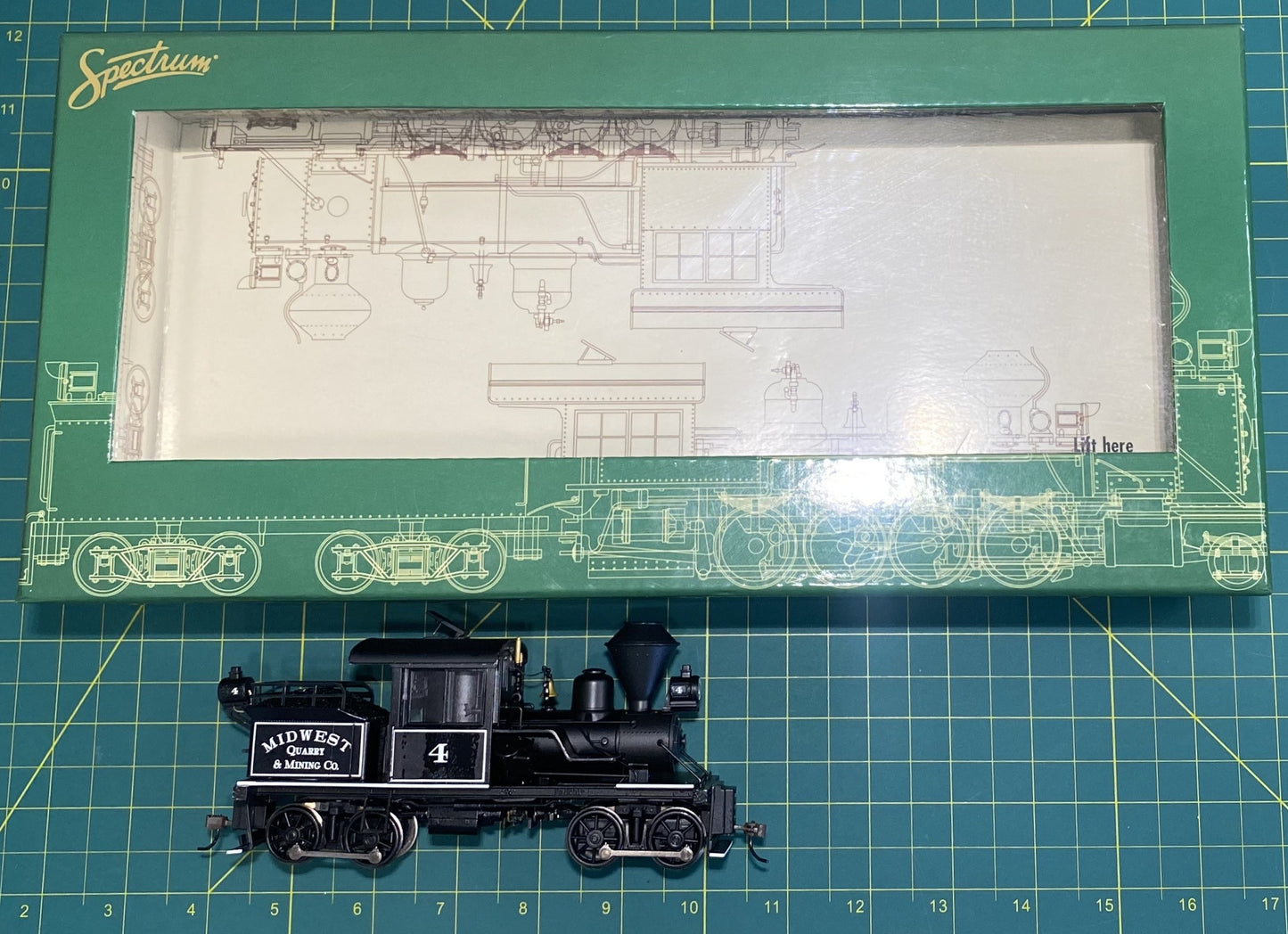 Bachmann 28806 On30 Mid Quarry & Mining Co. 14-Ton Two-Truck Stearns-Heisler #4