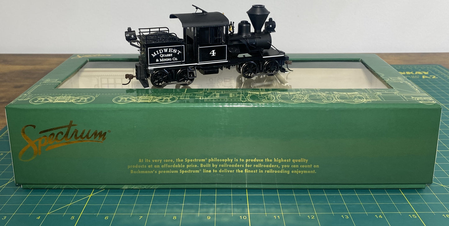 Bachmann 28806 On30 Mid Quarry & Mining Co. 14-Ton Two-Truck Stearns-Heisler #4