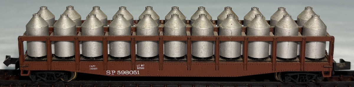 Atlas 3021 N Scale Southern Pacific 55 ft Container Flat Car