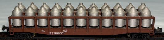 Atlas 3021 N Scale Southern Pacific 55 ft Container Flat Car