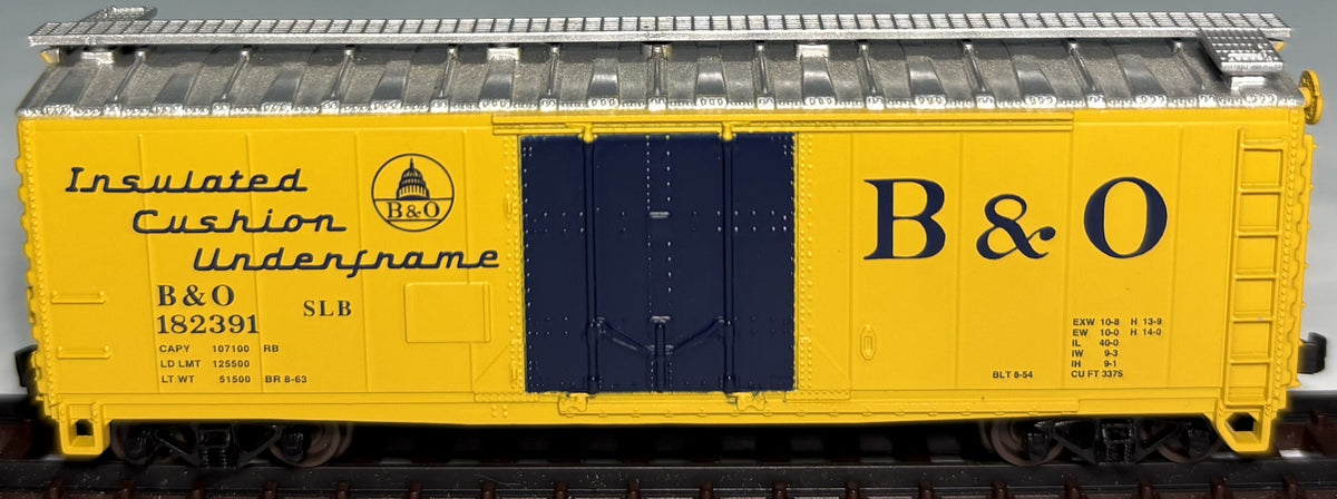 Atlas 3319 N Scale Baltimore & Ohio 40' Standard Boxcar #182396