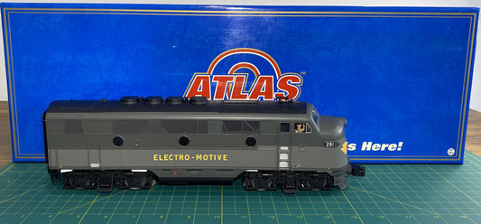 Atlas F-2/F-3 Ph. 1 #1671 EMD Demonstrator #291A2 Un-Powered A-Unit