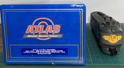 Atlas F-2/F-3 Ph. 1 #1671 EMD Demonstrator #291A2 Un-Powered A-Unit