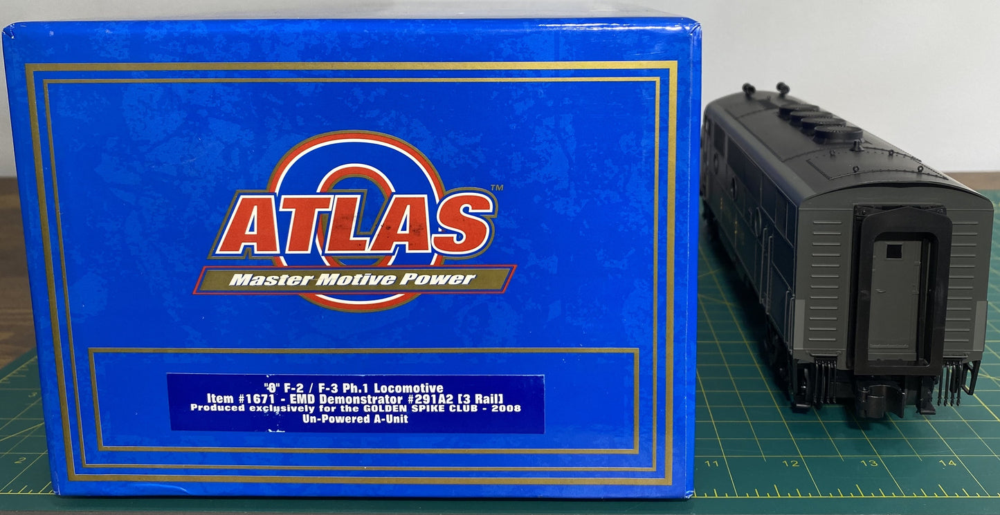 Atlas F-2/F-3 Ph. 1 #1671 EMD Demonstrator #291A2 Un-Powered A-Unit