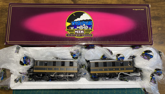 MTH 20-5534-1E O Gauge Long Island Electric Locomotive w/PS2 #344 EX/Box