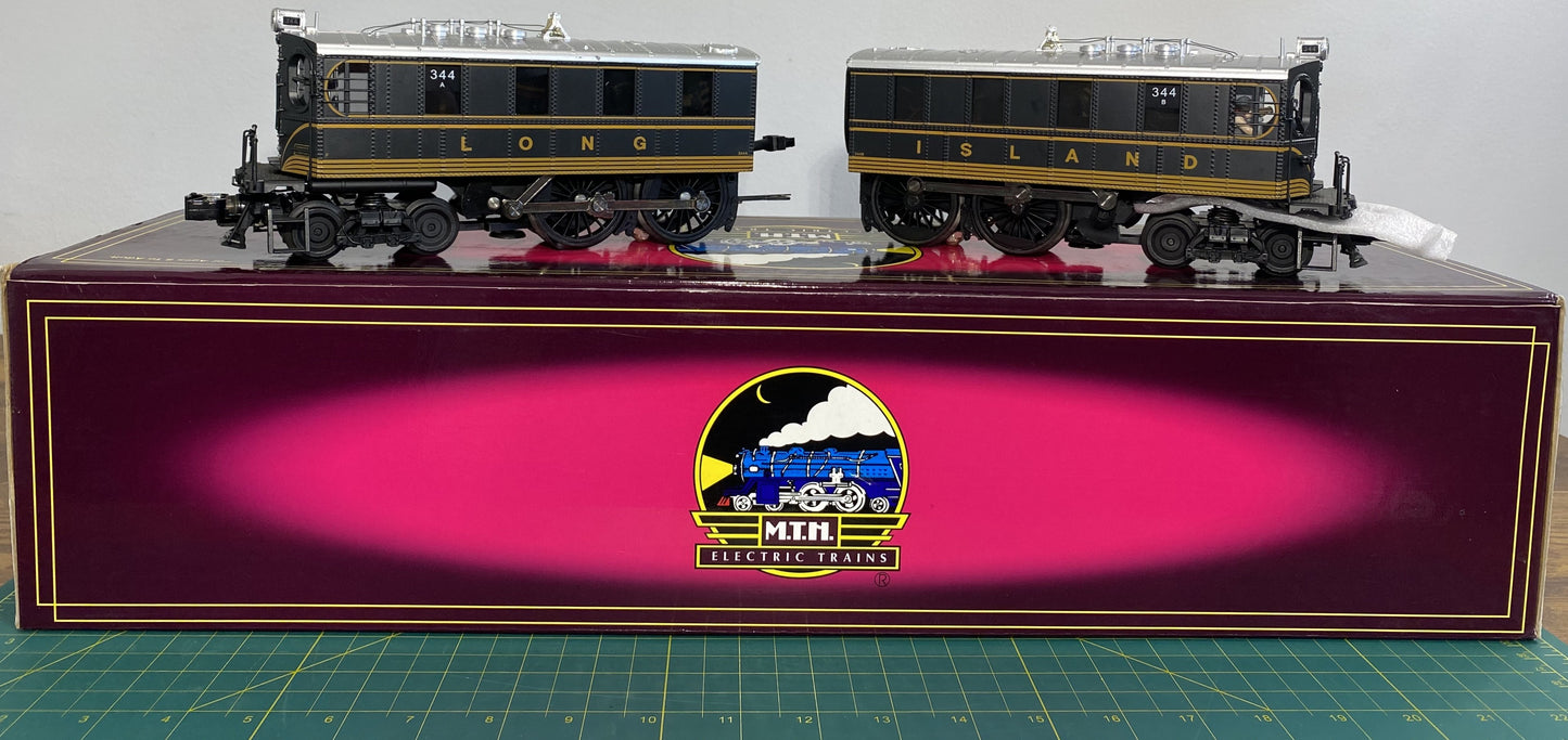 MTH 20-5534-1E O Gauge Long Island Electric Locomotive w/PS2 #344 EX/Box