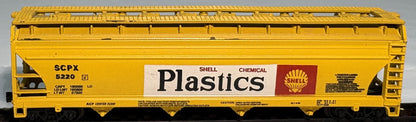 Atlas 3712 N Shell Chemical ACF Centerflow 4-Bay Covered Hopper #5220