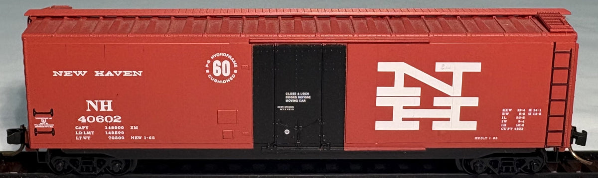 Microtrains 32190 N Scale New Haven 50' Standard Boxcar w/ Plug Door #40602