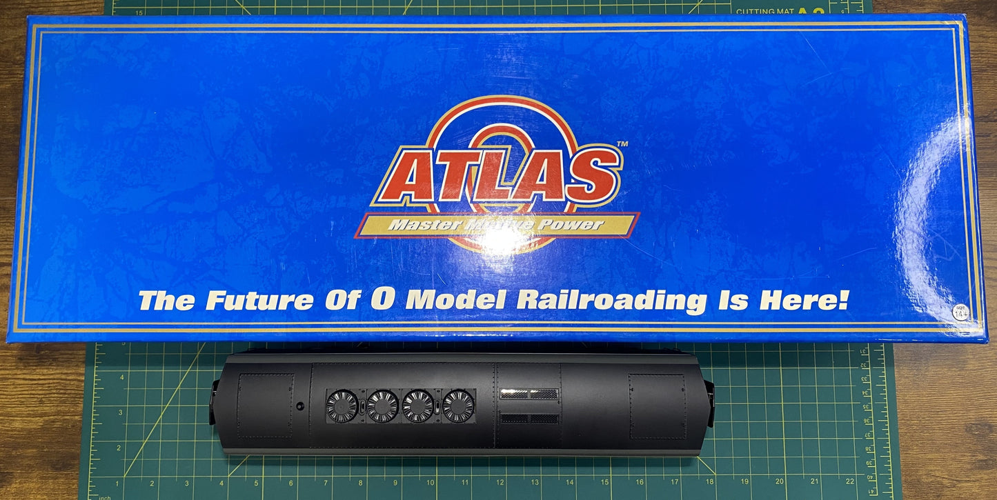 Atlas #291B2 F-2/F-3 Ph.1 Diesel Loco #1672 EMD Demonstrator un-Powered B Unit