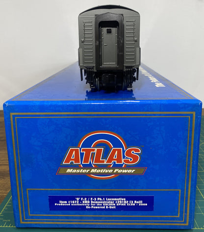 Atlas #291B2 F-2/F-3 Ph.1 Diesel Loco #1672 EMD Demonstrator un-Powered B Unit
