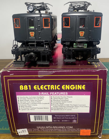 MTH Pennsylvania O Scale Premier BB1 Electric with Proto-Sound 2.0