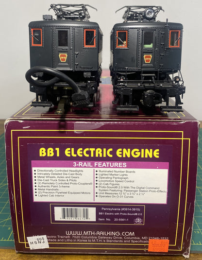 MTH Pennsylvania O Scale Premier BB1 Electric with Proto-Sound 2.0