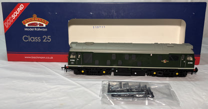 Bachman Branch Line 32-330DS British Rail Class 25/1 D5183 British Railways Green with Late Crest
