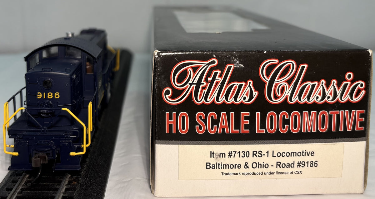 Atlas 7130 HO Baltimore & Ohio RS 1 Diesel Locomotive #9186