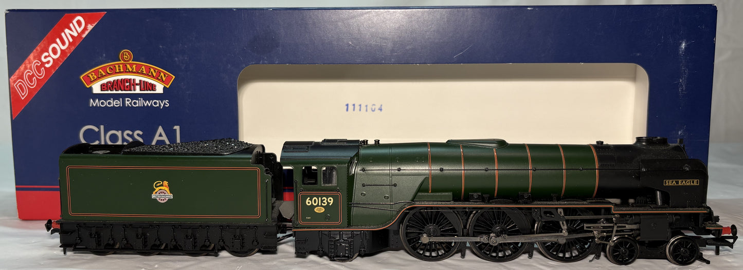 Bachmann Branch Line 32-551DS Class A1 4-6-2 60139 "Sea Eagle" in BR green with early emblem - Digital sound fitted