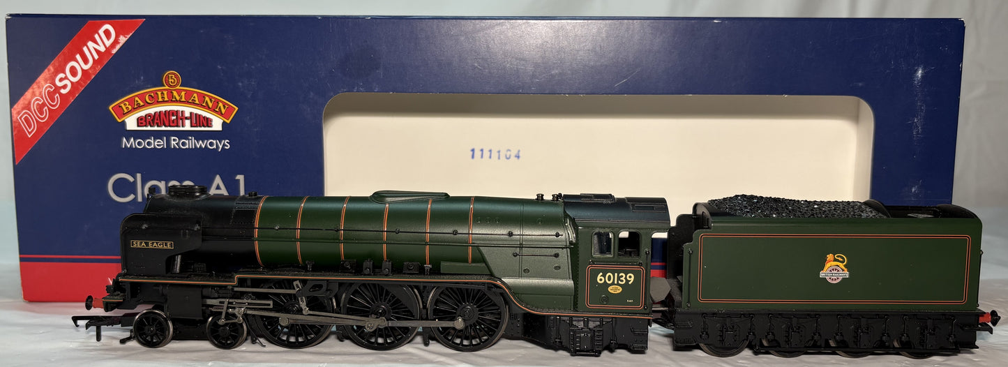 Bachmann Branch Line 32-551DS Class A1 4-6-2 60139 "Sea Eagle" in BR green with early emblem - Digital sound fitted