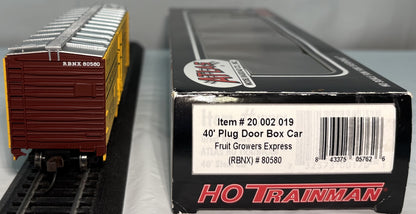 Atlas 20 002 019 HO Fruit Growers Express 40’ Plug Door Box Car #80580