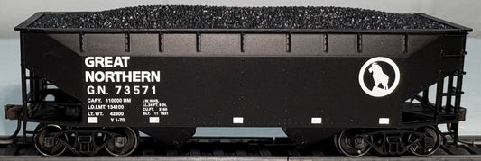 Atlas 20 002 482 HO Great Northern Offset Side 2-Bay Open Hopper #97765