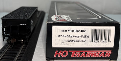 Atlas 20 002 482 HO Great Northern Offset Side 2-Bay Open Hopper #97765
