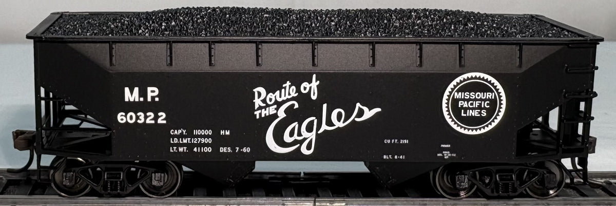 Atlas 20 002 487 HO Missouri Pacific MP 2-Bay Offset Hopper #60322