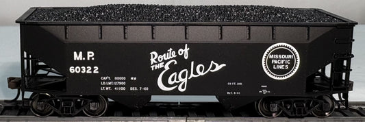 Atlas 20 002 487 HO Missouri Pacific MP 2-Bay Offset Hopper #60322