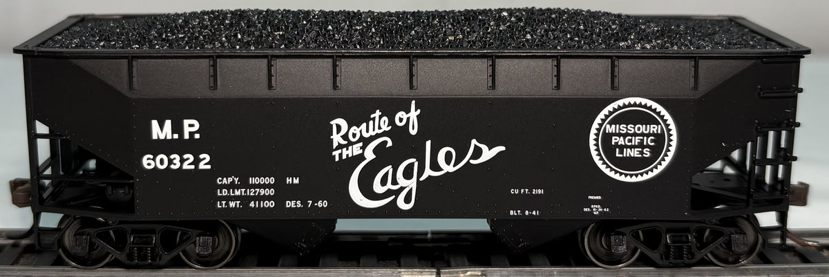 Atlas 20 002 487 HO Missouri Pacific MP 2-Bay Offset Hopper #60322