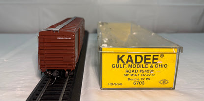 Kadee 6703 HO Gulf, Mobile & Ohio 50' PS - 1 Boxcar #9758