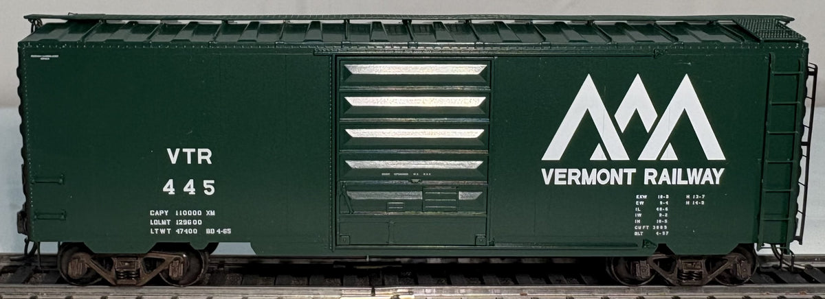 Kadee 5222 HO Scale Vermont Railway 40' PS-1 Boxcar #445
